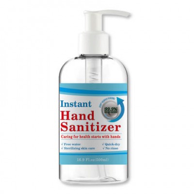 Factory price 500ml Waterless Antibacterial Alcohol Hand Sanitizer Gel